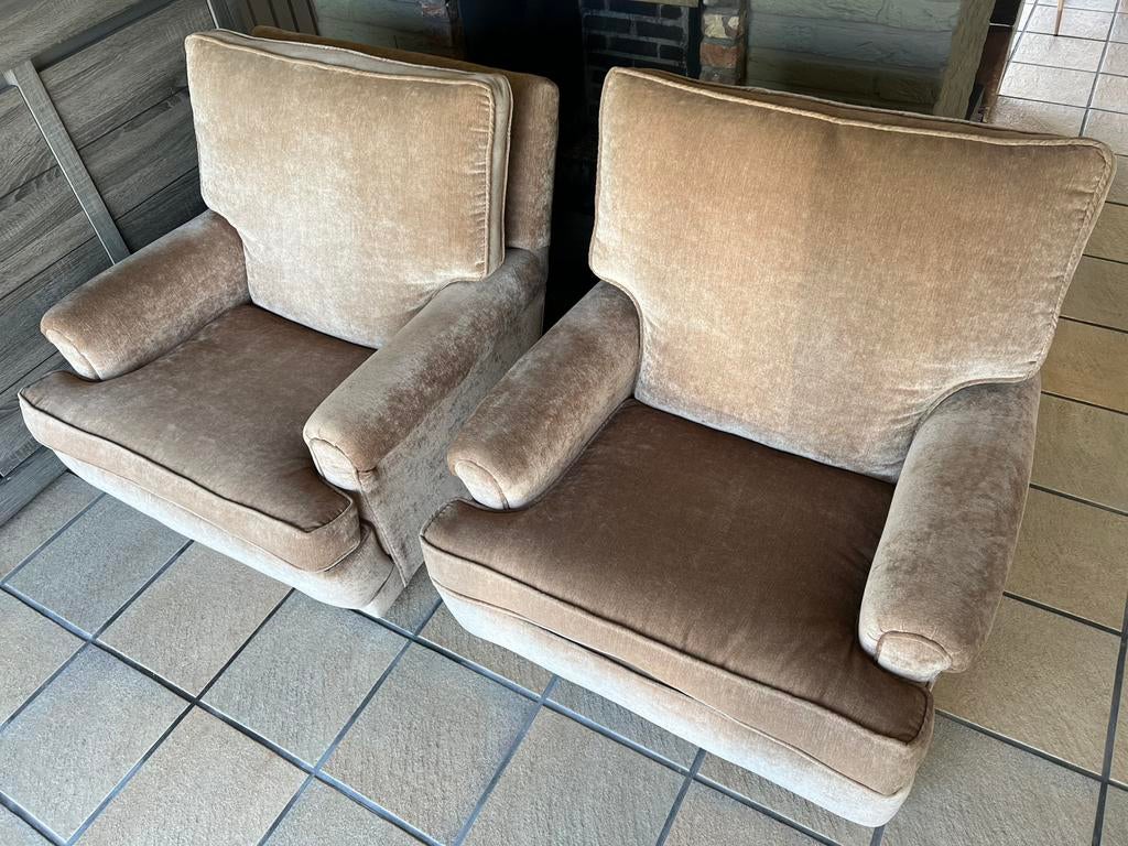 Set retro zetels., Huis en Inrichting, Ophalen, Gebruikt, Eenpersoons, 75 tot 100 cm