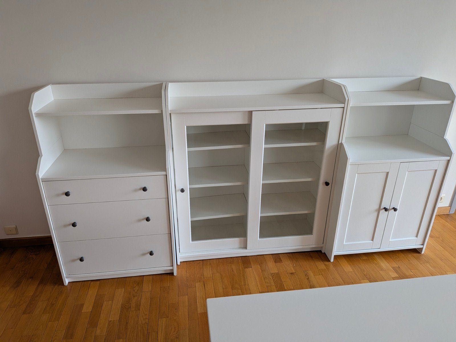 Buffet / Vaisselier IKEA HAUGA Blanc (Modulable), Enlèvement