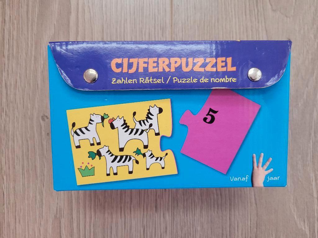 Puzzels cijfers van 1 tot 10, leren rekenen, Ophalen, Gebruikt, Rekenen