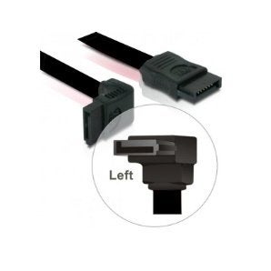 6 GB/Sec 7 pins Haakse SATA Serial ATA Kabel 20 cm 90 graden, Computers en Software, Ophalen of Verzenden, Gebruikt