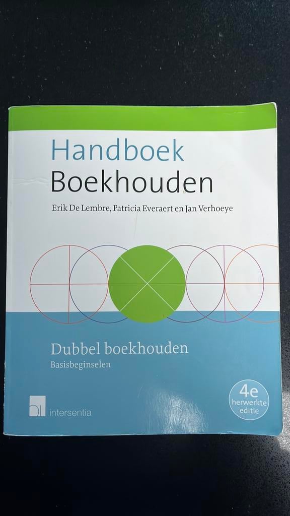 Handboek boekhouden - Dubbel boekhouden, 4de ed., Boeken, Ophalen, Patricia Everaert; Erik de Lembre