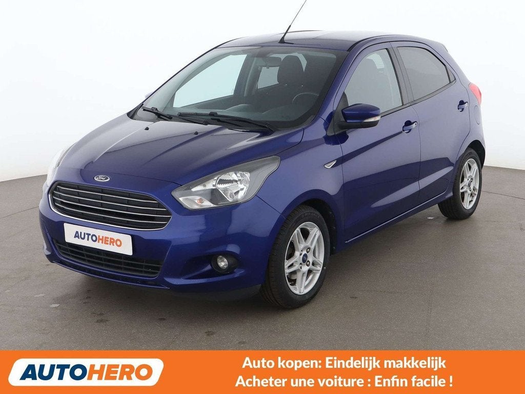 Ford Ka/Ka+ 1.2 Ti-VCT Cool&Sound (bj 2018), Auto's, Ford, Te koop, Ka, ABS, Airbags, Airconditioning, Bluetooth, Boordcomputer
