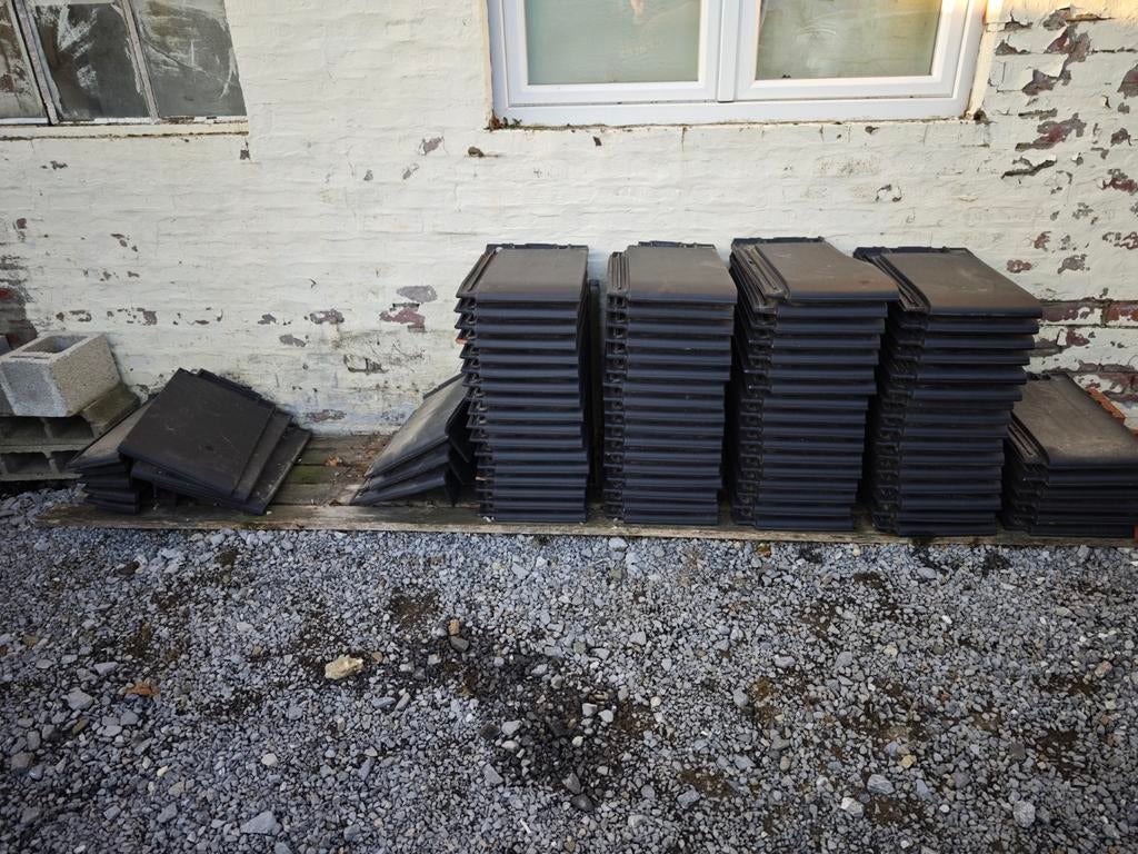 Lot tuile Nibra G10, Bricolage & Construction, Noir, Tuiles