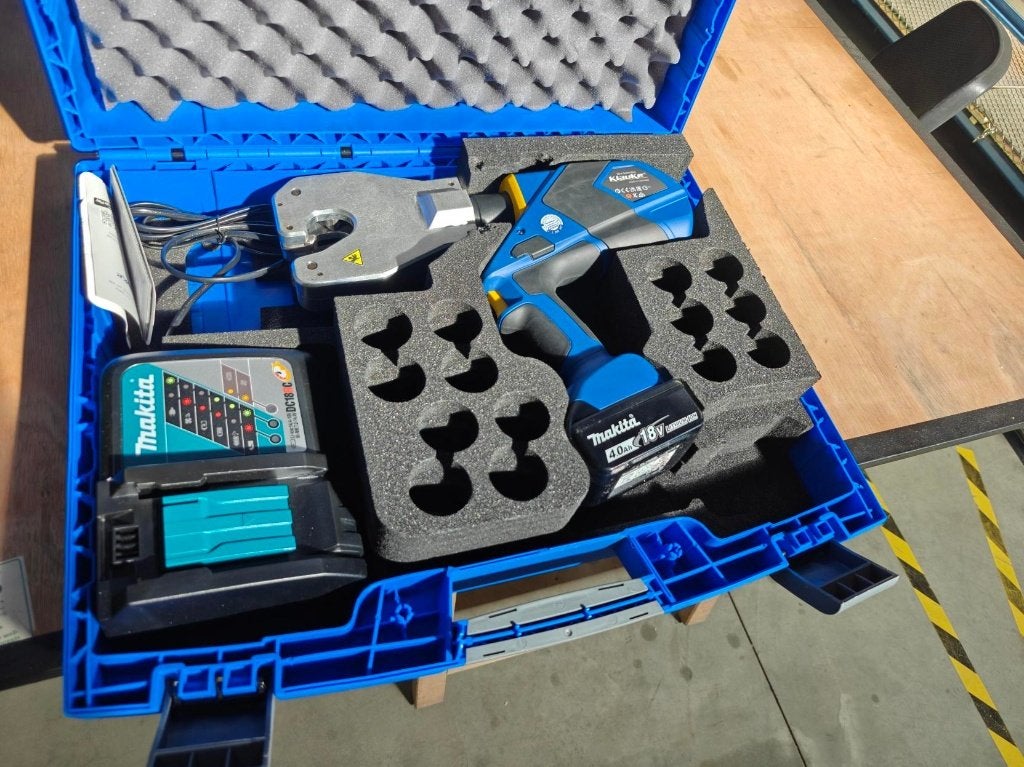 Klauke EK60VPCFM Krimptang, Doe-het-zelf en Bouw, Ophalen of Verzenden, Zo goed als nieuw, Overige merken, Overige typen