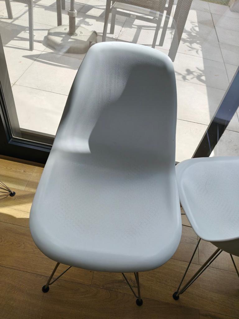 Eetkamerstoel Eames DSR lookalikes, Huis en Inrichting, Stoelen, Gebruikt, Vijf, Zes of meer stoelen, Wit, Ophalen