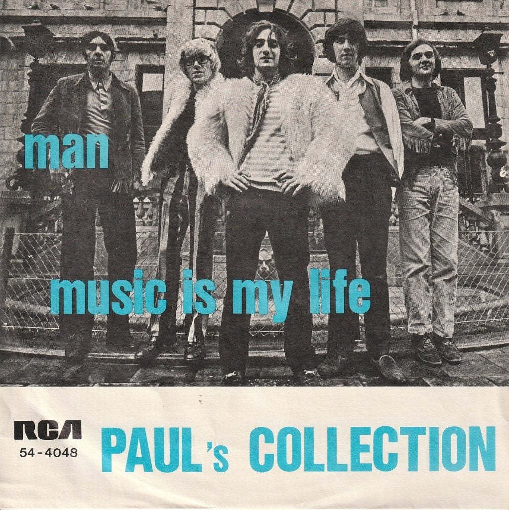 Paul's Collection - Man / Music is my life - BELPOP, Gebruikt, 7 inch, Single, Rock en Metal