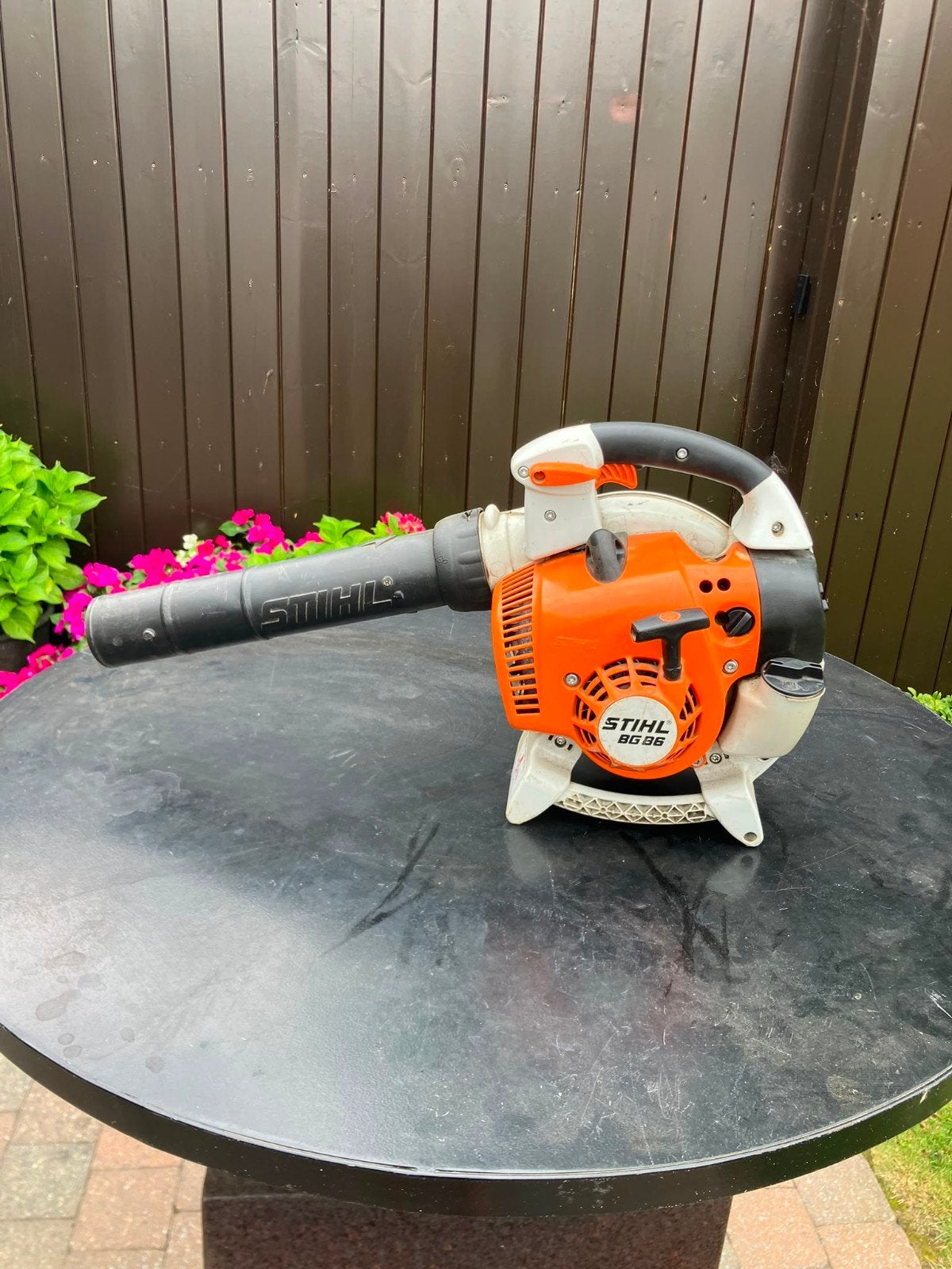 Stihl BG86 blasblazer, Tuin en Terras, Ophalen, Handgedragen, Zo goed als nieuw, Stihl