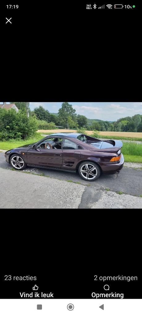Toyota Mr SW 20. 2000-16v.  In behandeling !!!, Auto's, Achterwielaandrijving, MR2, 4 cilinders, Leder