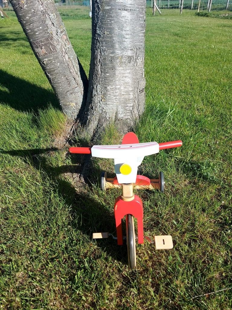 Houten driewieler kinderfiets – stabiel & mooie staat, Fietsen en Brommers, Ophalen, Gebruikt