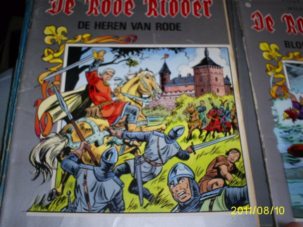 De rode ridder strips grijze cover deel 2, Boeken, Meerdere stripboeken, Ophalen of Verzenden, Gelezen, Willy Vandersteen