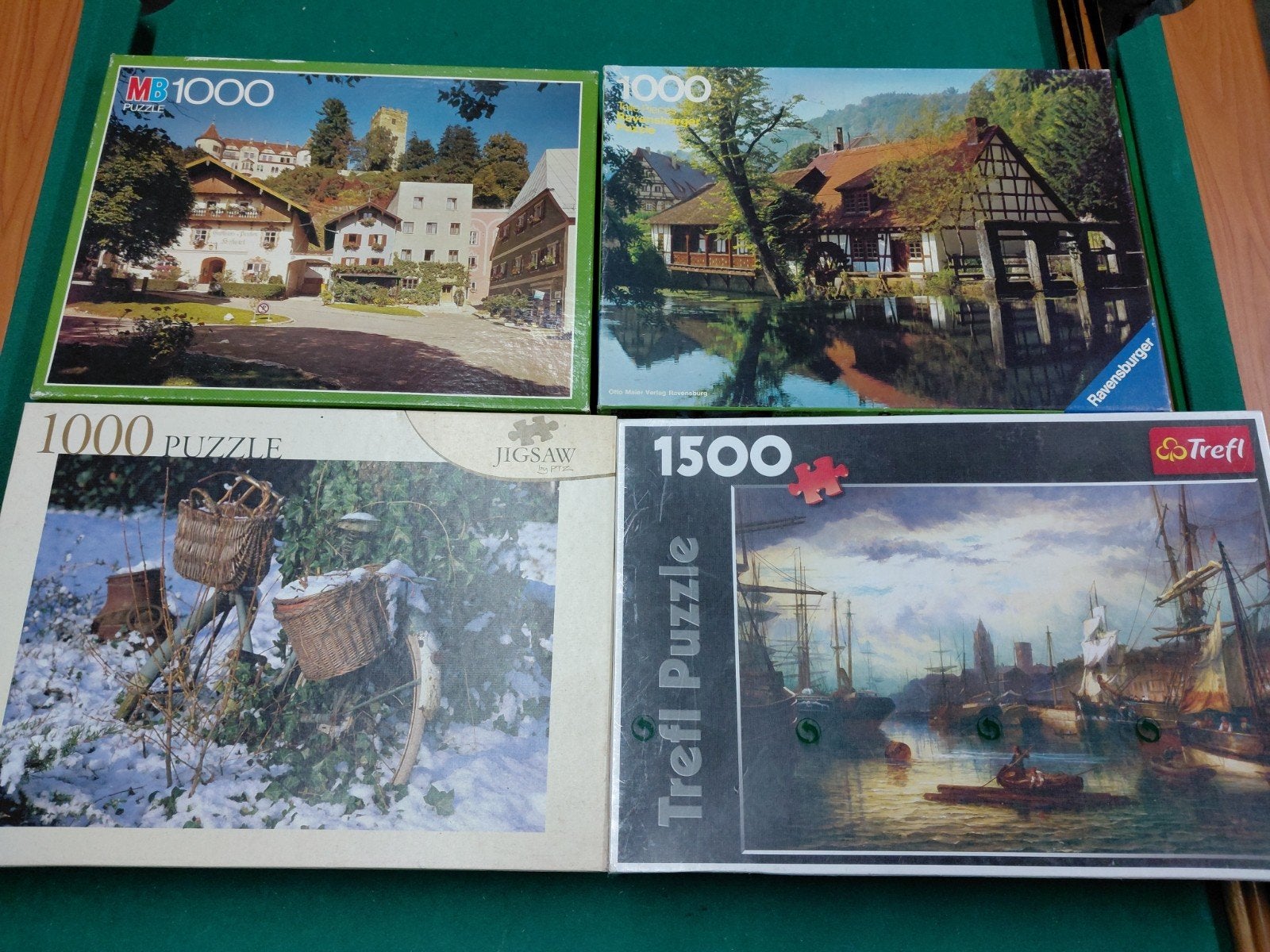 puzzels 1000 stuks, Ophalen