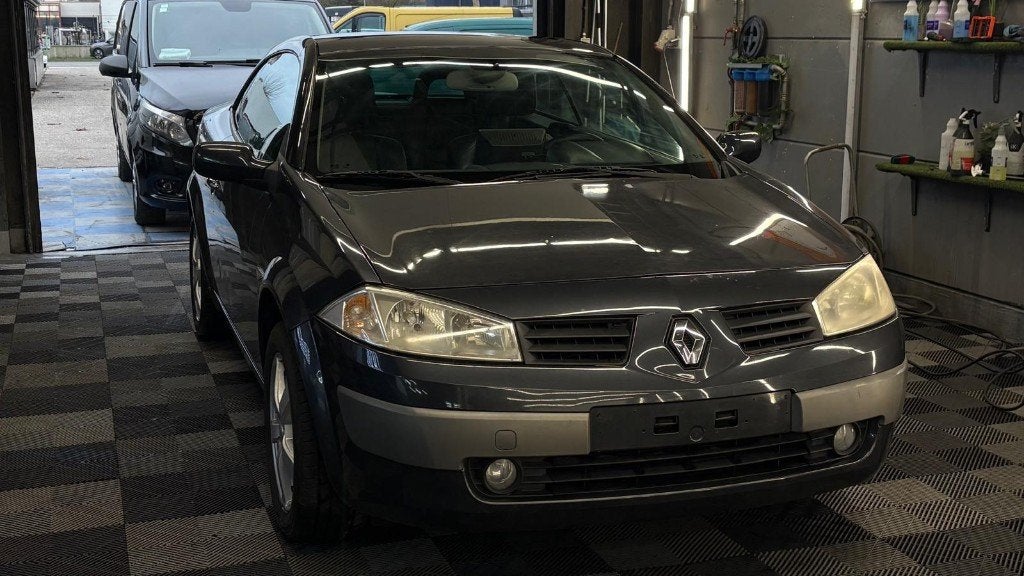 Renault Megane CABRIOLET benzine 2005, Auto's, 4 zetels, Cabriolet, Blauw, Bedrijf