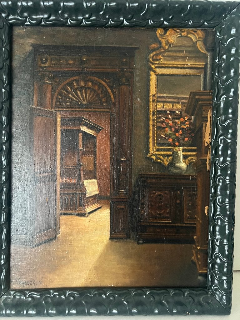 SCHILDERIJ A. VEREECKEN (1889 - 1933), Ophalen