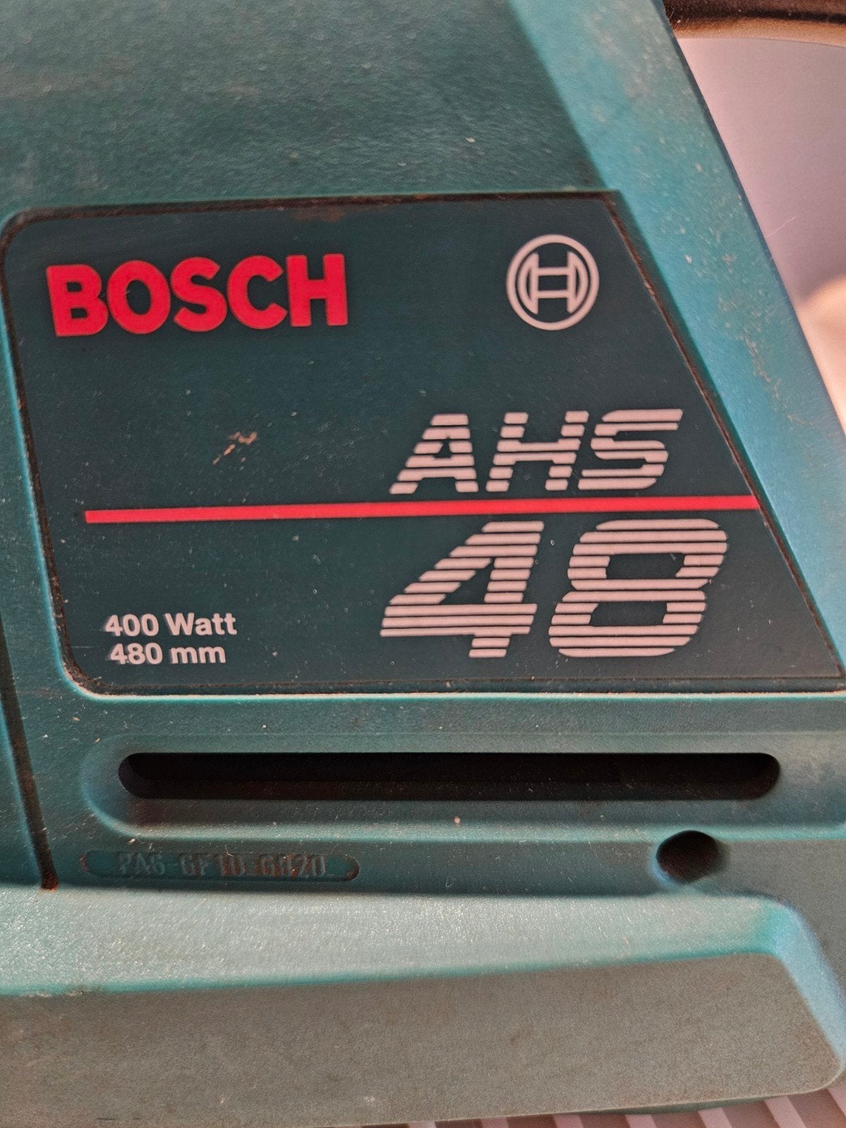Bosch electrische haagschaar, Ophalen