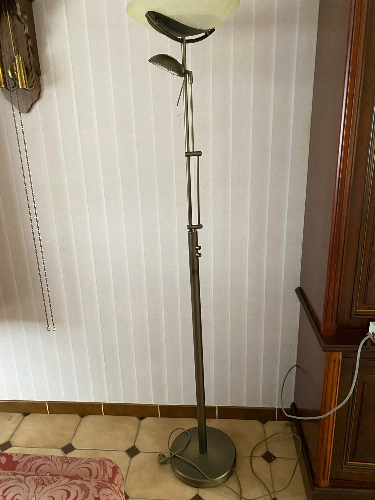 Staanlamp, Huis en Inrichting, Ophalen, Zo goed als nieuw, Metaal, 150 tot 200 cm