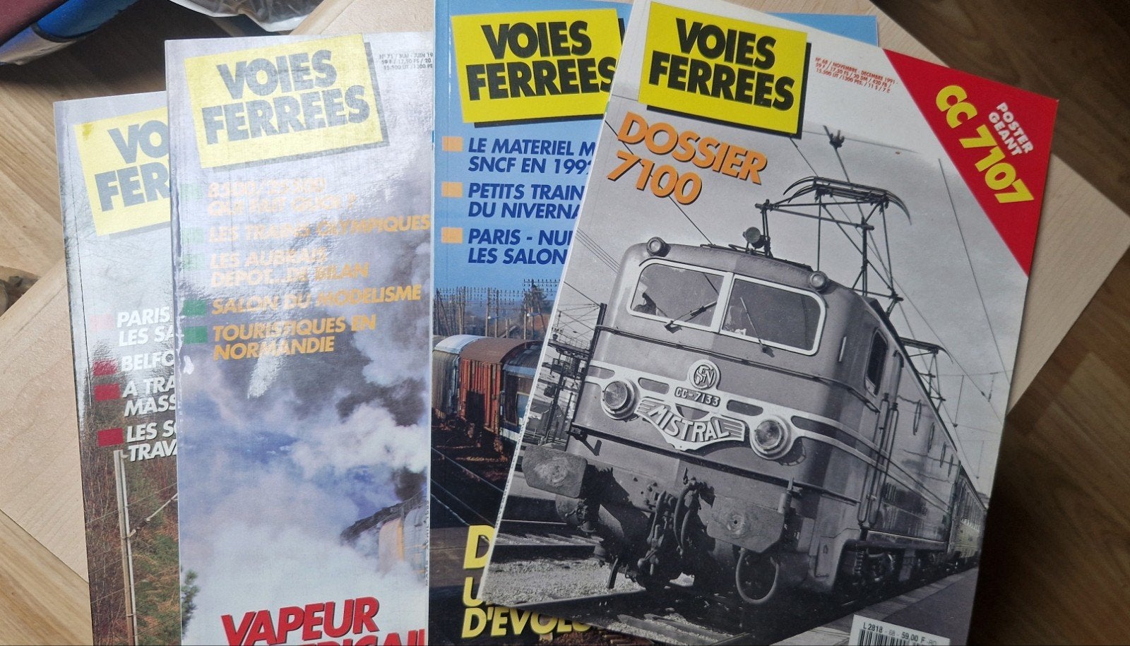 Voies ferrées - annee 1990, Collections, Trains & Trams, Enlèvement ou Envoi