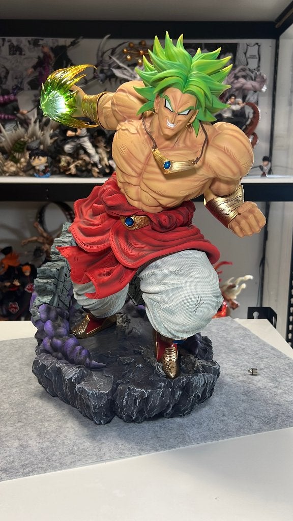 Figurine résine recast Broly Z studio dragon ball 45 cm, Collections, Enlèvement