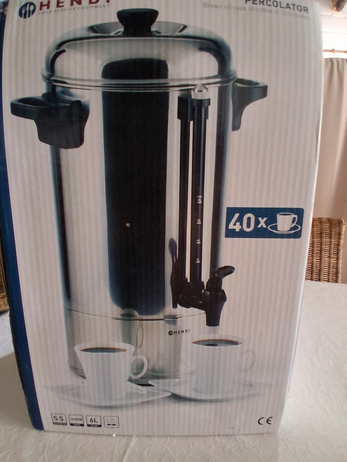 Percolator 6 liter 1x gebruikt, Ophalen
