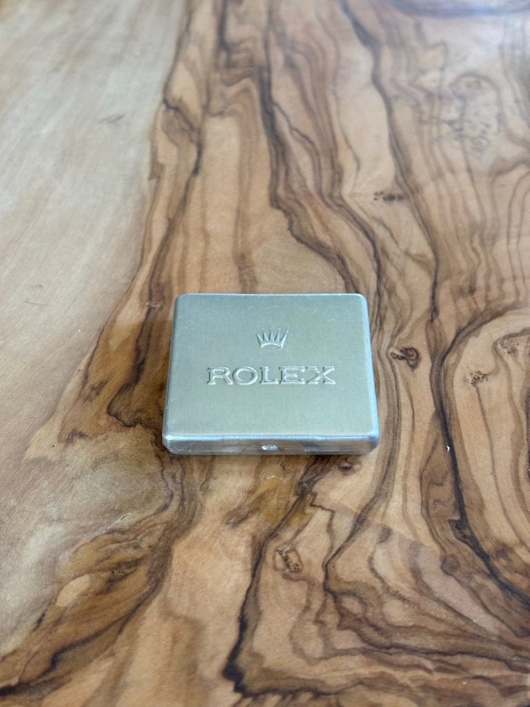 Petite boîte de fournitures Rolex Vintage – Aluminium, Enlèvement, Comme neuf, Ustensile