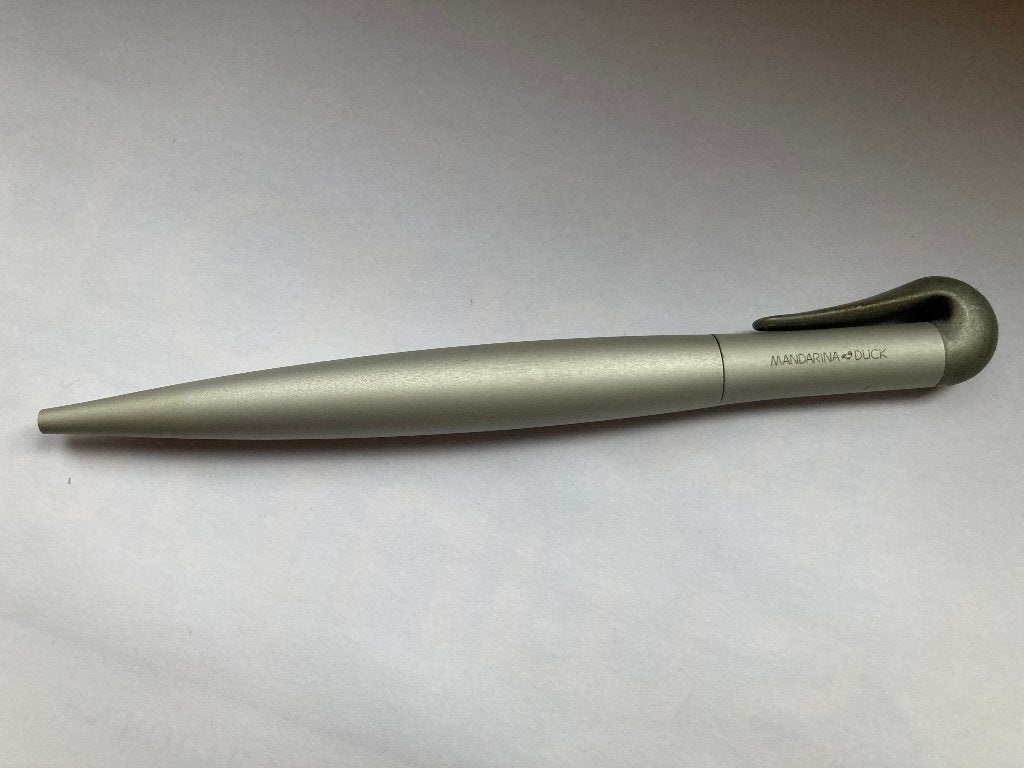 Rare stylo bille Mandarina Duck, Collections, Enlèvement, Utilisé, Stylo à bille, Avec boîte