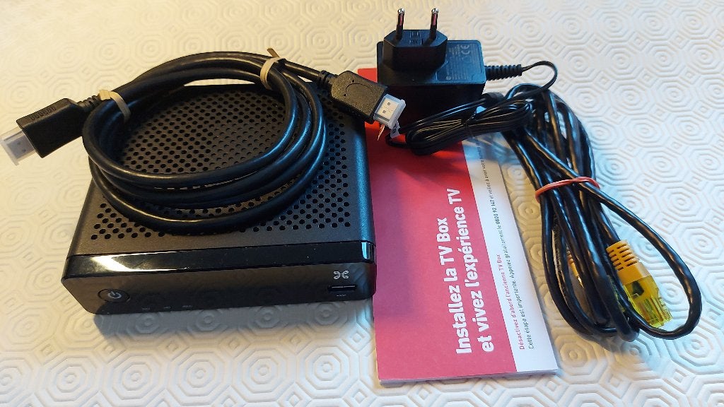 Décodeur TV Box V5c Scarlet-Proximus sans télécommande, TV, Hi-fi & Vidéo, Enlèvement ou Envoi, Utilisé, Décodeur