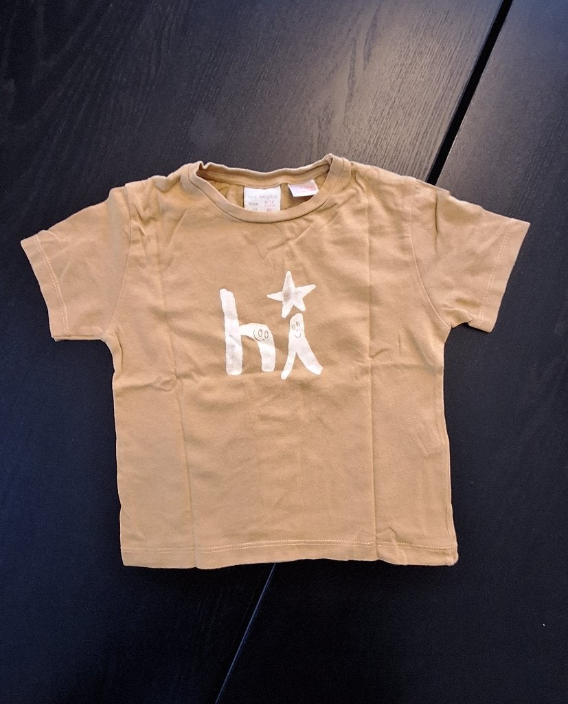 80 - tshirt - Zara, Kinderen en Baby's, Babykleding | Maat 80, Zo goed als nieuw, Zara, Shirtje of Longsleeve, Verzenden