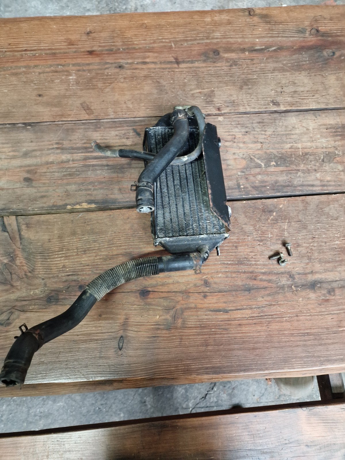 Radiateur Honda MTX125 JD05 en bon état, fermé., Vélos & Vélomoteurs, Enlèvement ou Envoi