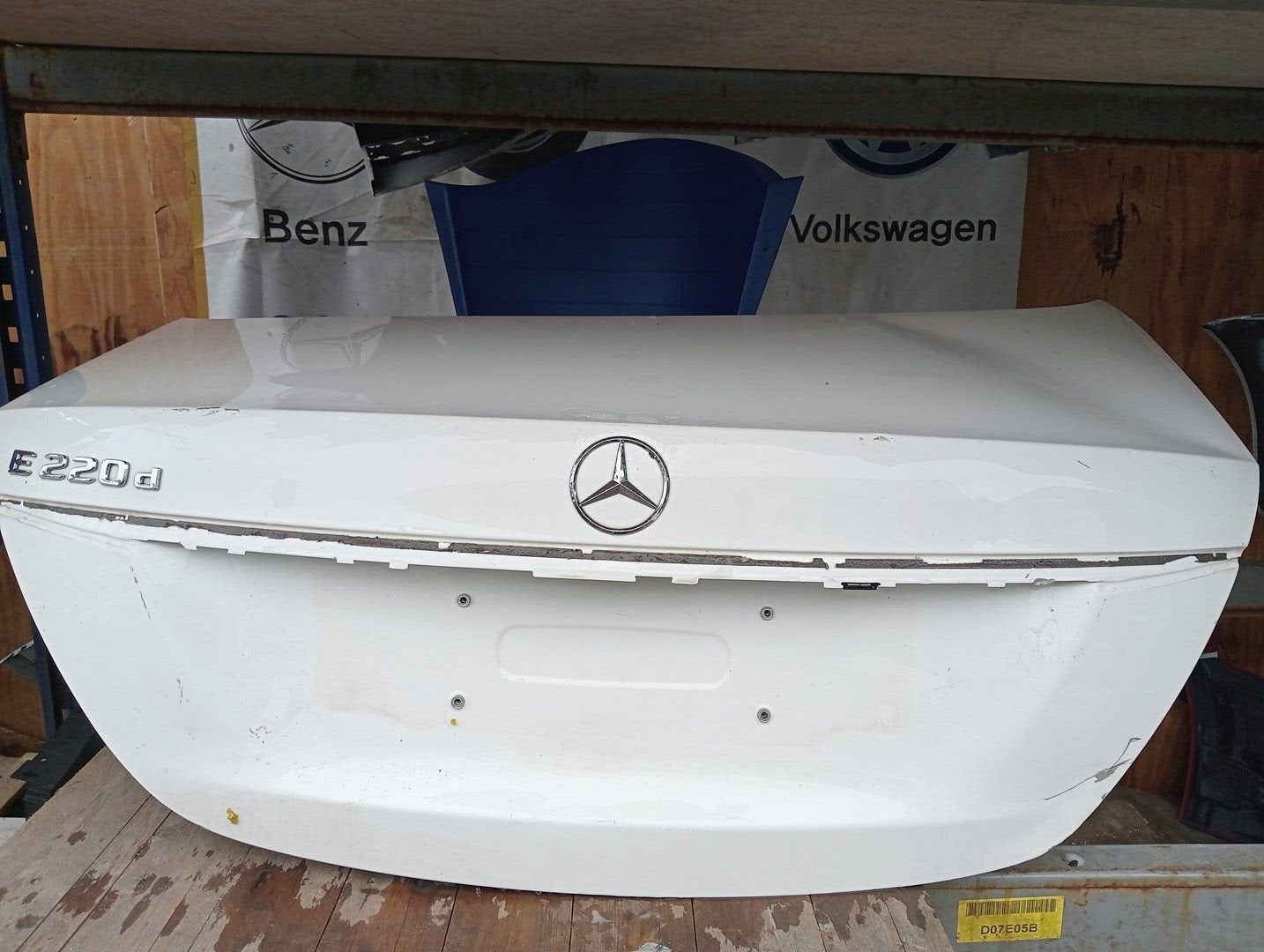 ACHTERKLEP MERCEDES-BENZ E-CLASS (W213) E 220 D (213.004) A2, Gebruikt, Ophalen of Verzenden, Achter, -