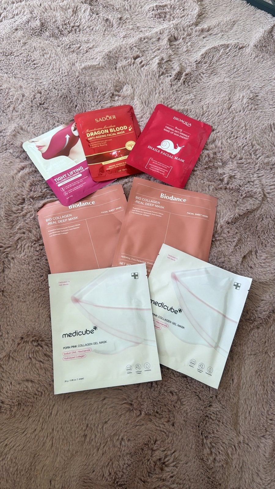 Set van 8 huidverzorgingsmaskers, Ophalen of Verzenden, Nieuw