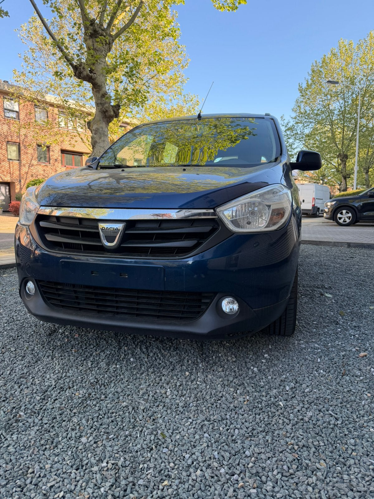 Dacia Lodgy 7 plaats - Euro 6b Benzine ketting!, Voorwielaandrijving, Euro 6, 4 cilinders, Blauw