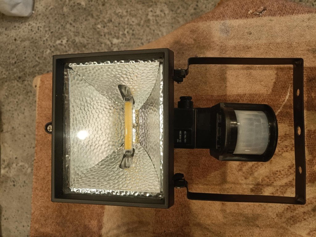 halogeenspot met detector, Ophalen, Halogeen