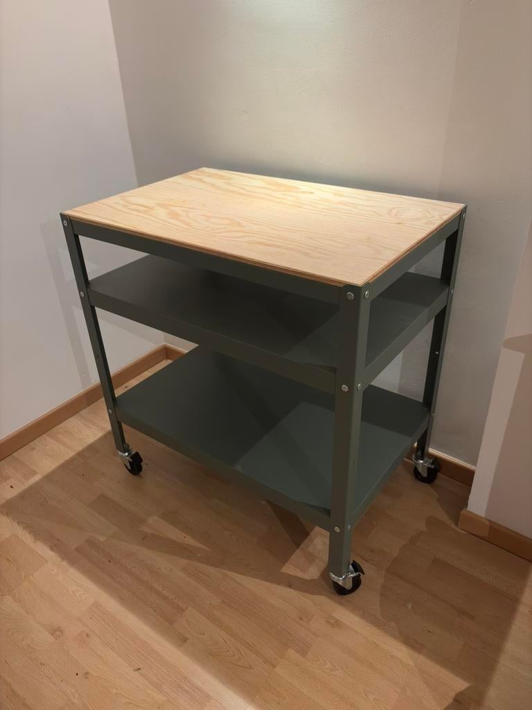 Table de cuisine/de travail (Ikea « BROR »), 70 cm ou plus, 45 à 65 cm, Enlèvement, Utilisé