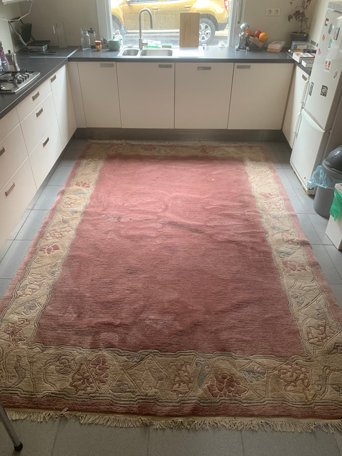 Tapijt (2m op 3m), Rouge, 200 cm ou plus, 200 cm ou plus, Enlèvement