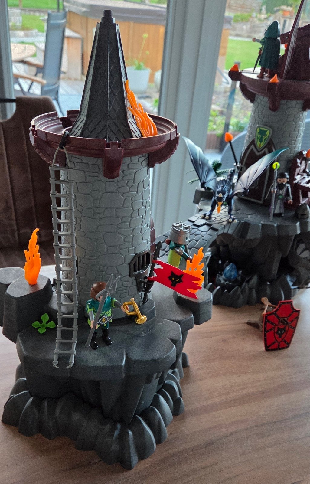 Playmobil extra groot draken kasteel met werkend vuur, Kinderen en Baby's, Ophalen