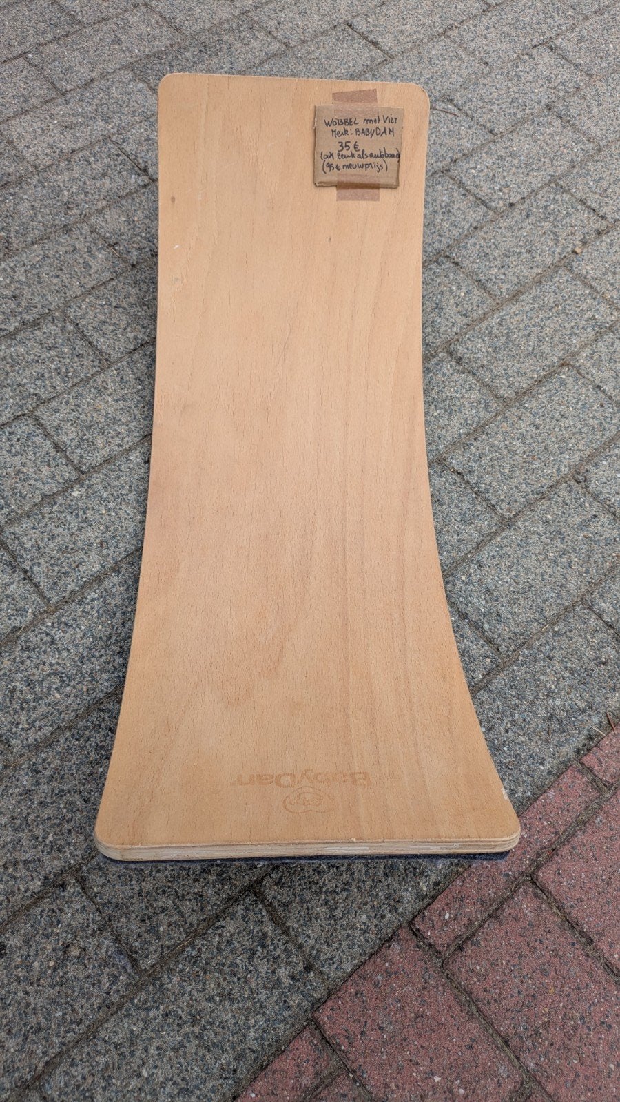 wobbel balance board, Ophalen