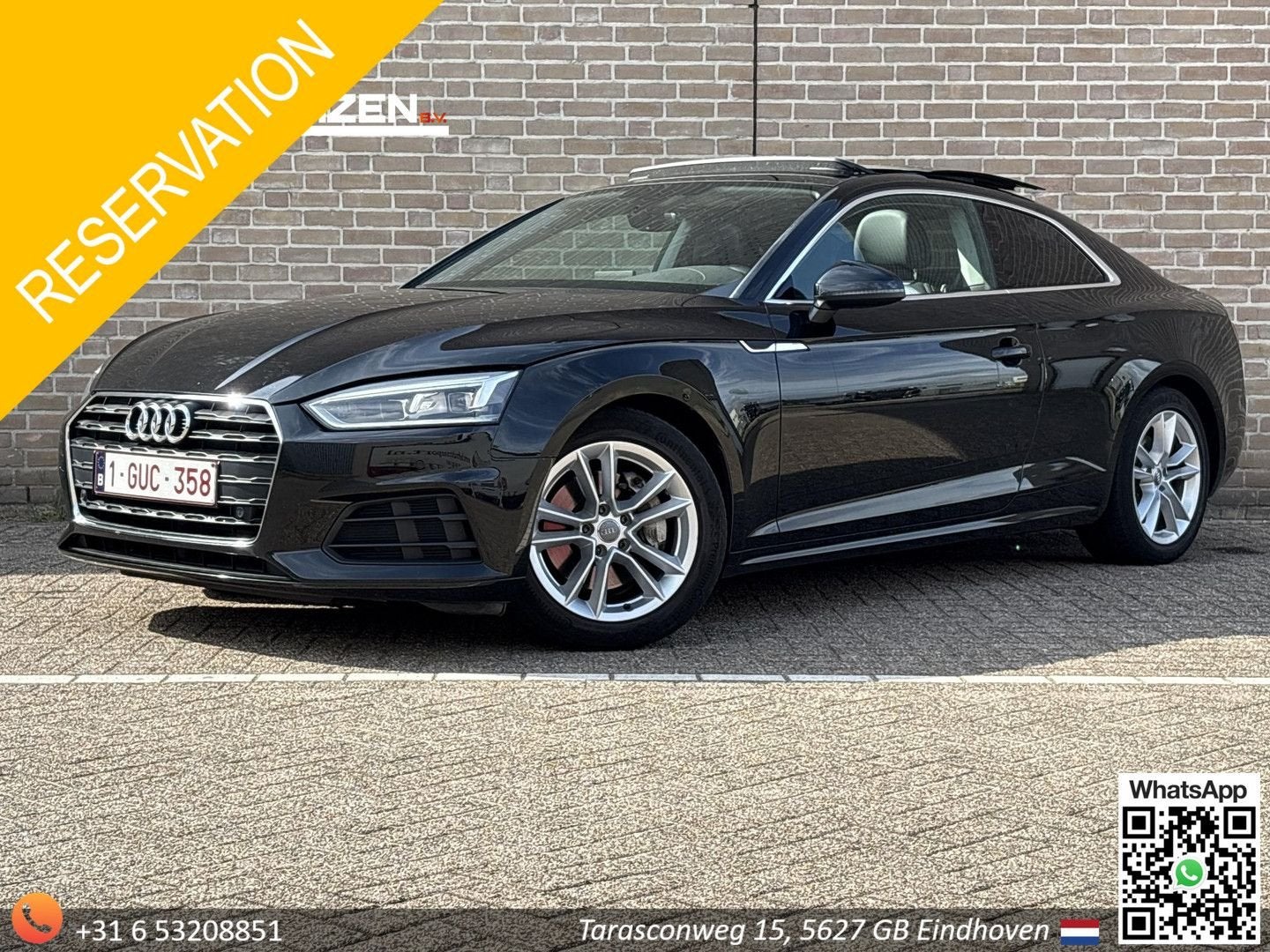 Audi A5 Coupé 2.0 TDI Design | Automaat | Pano | Leder, Autos, Audi, Achat, Entreprise, Noir, Diesel