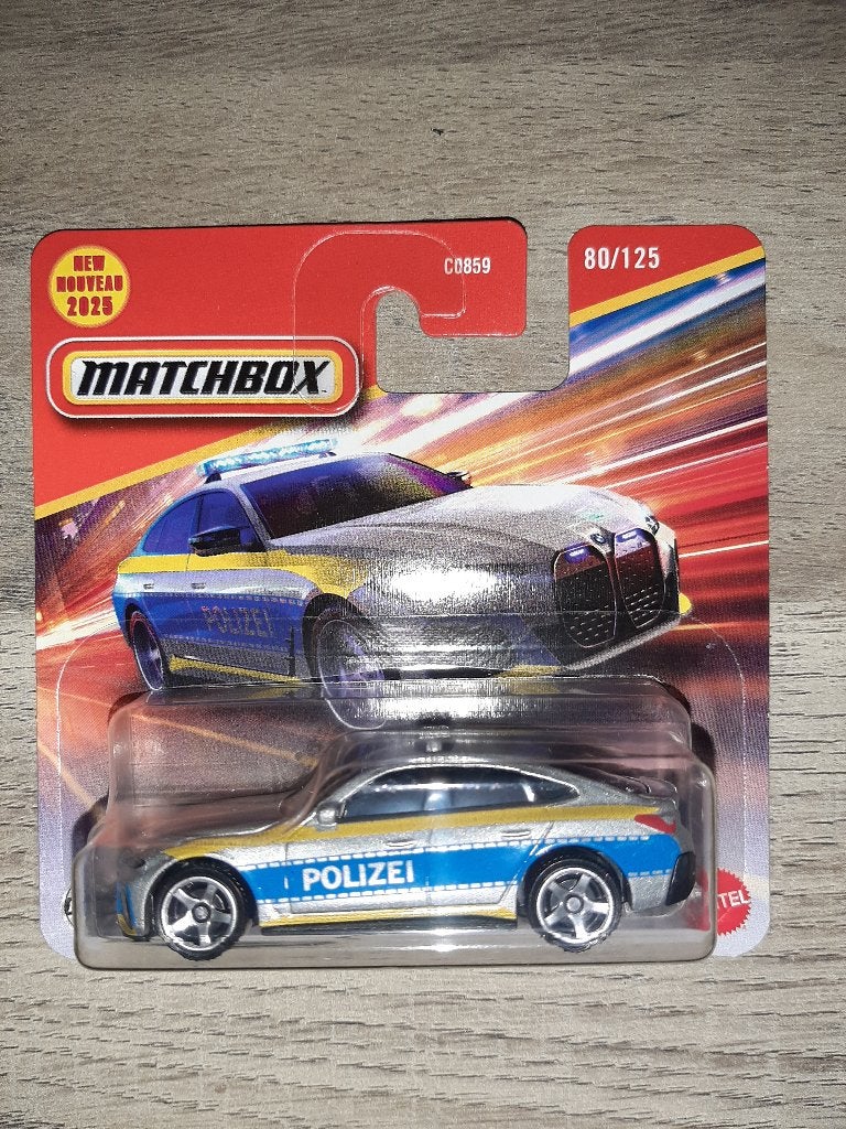 Matchbox BMW M4 Polizei, Ophalen of Verzenden, Nieuw, Auto