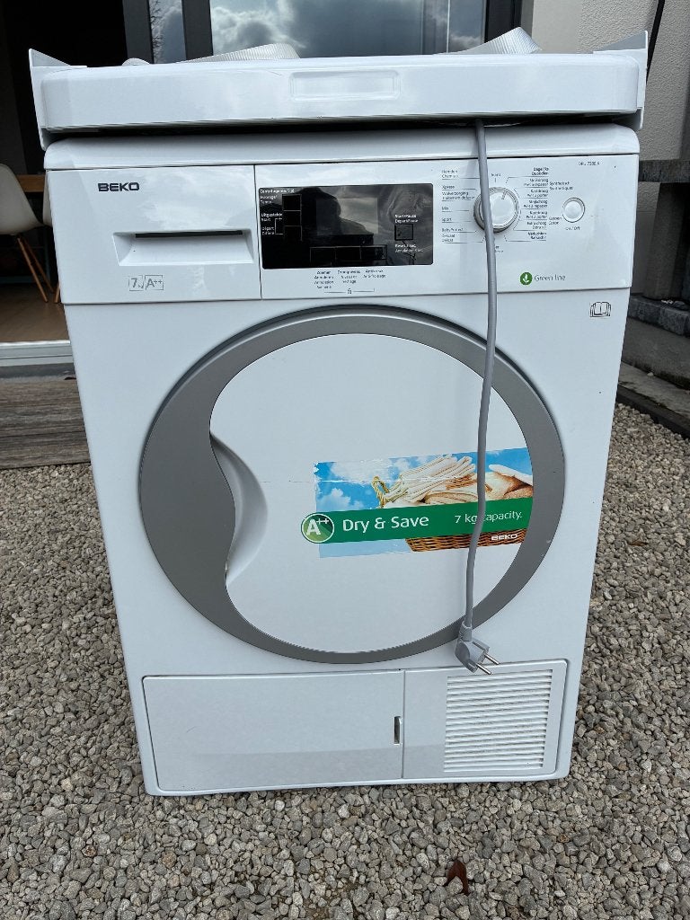 Sèche linge beko 7kg à donner - à réparer, Electroménager, Sèche-linge, Enlèvement, Utilisé, À condensation