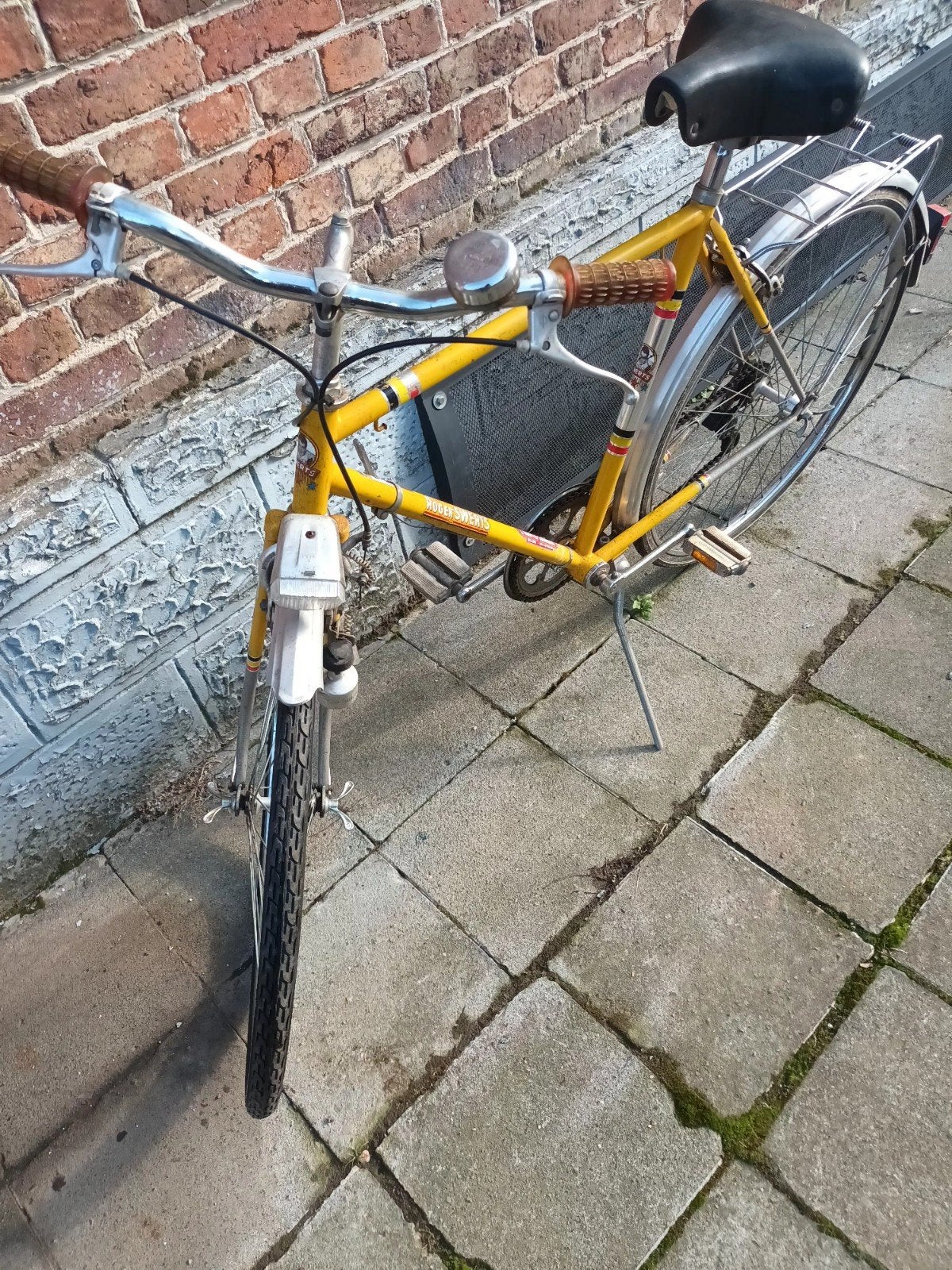 oude koersfiets, Ophalen