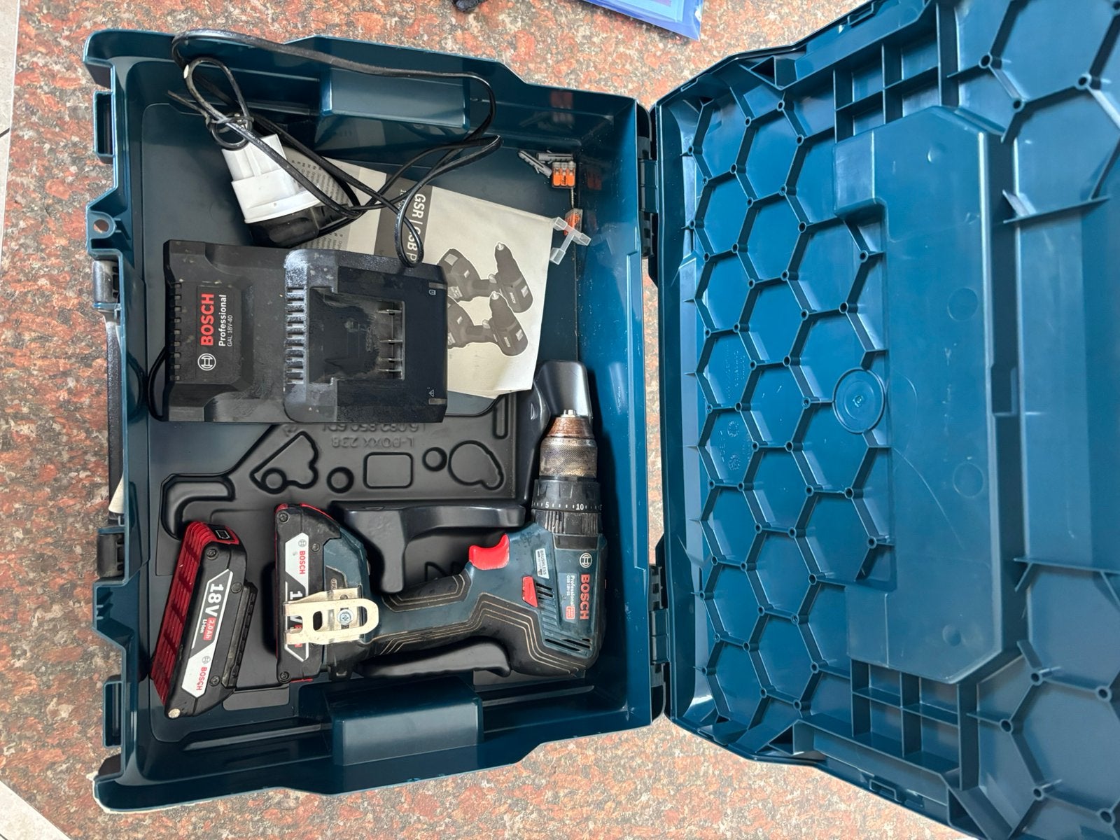Bosch Professional GSB 18V-55 Accu Klopboor-/Schroefmachine, Ophalen, Gebruikt, Accuboormachine, Bosch