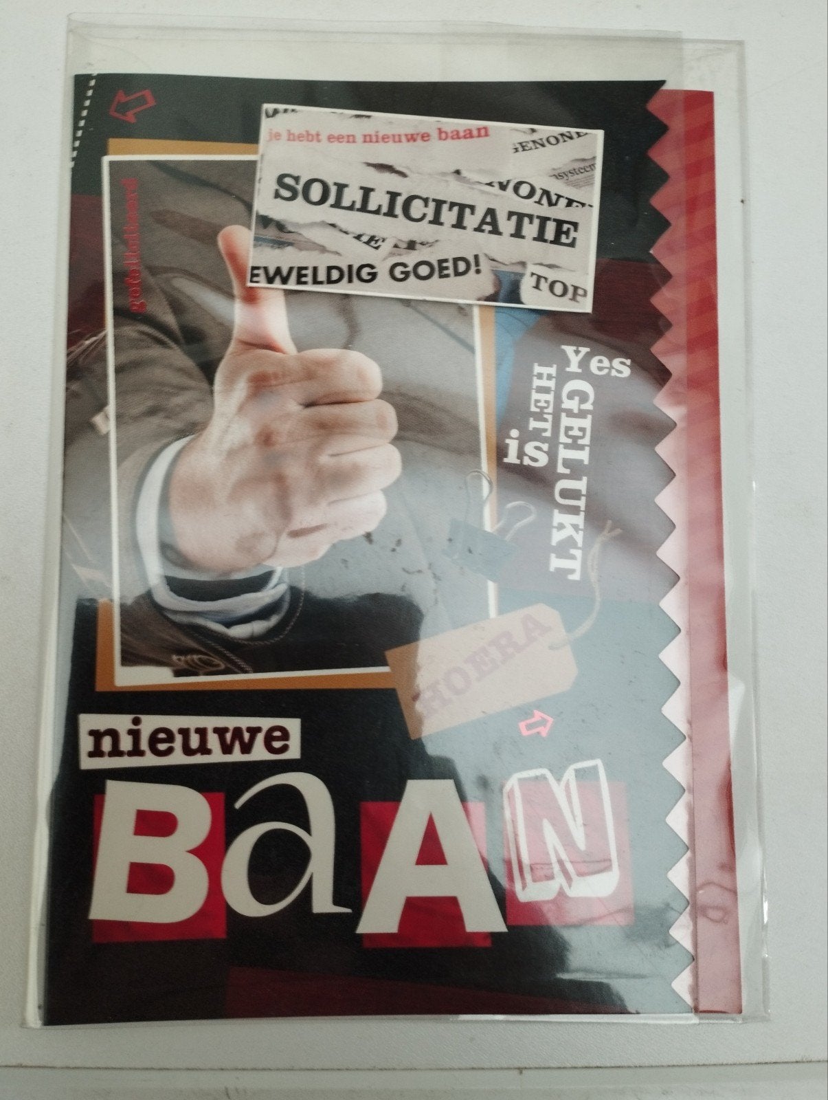 Een wenskaart voor iemand die een nieuwe baan of nieuw werk, Divers, Cartes de voeux, Enlèvement