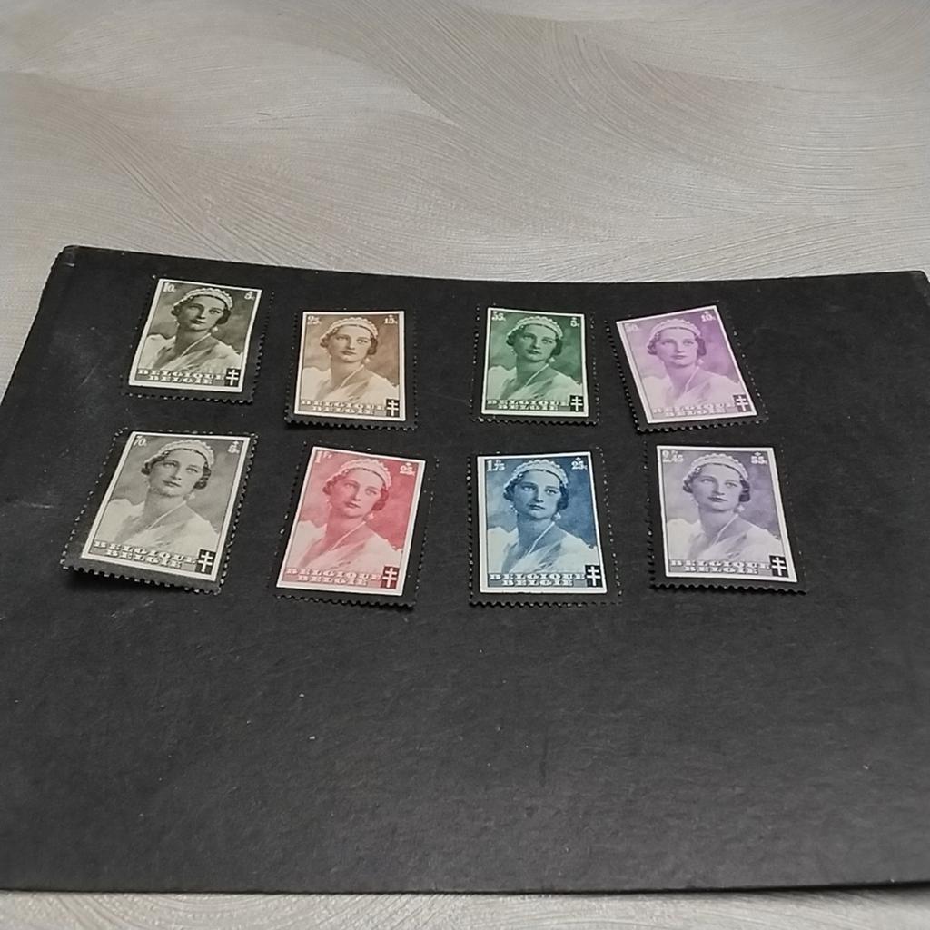 BELGIE 411/418 scharnier met cote 8,00 €, Ophalen of Verzenden
