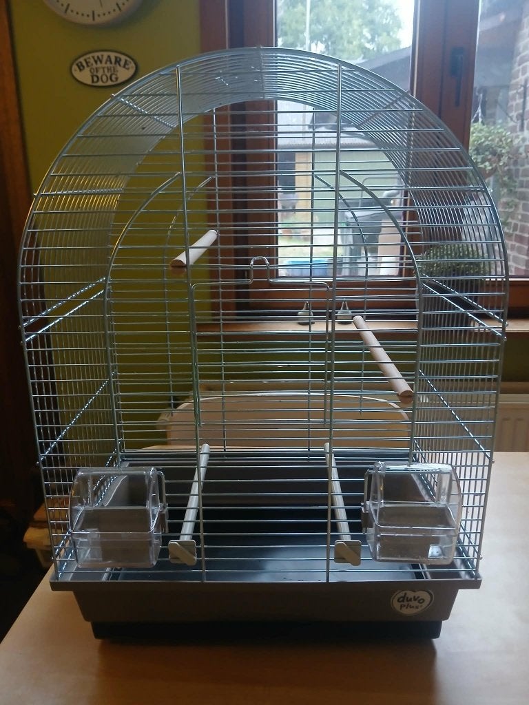 Duvo+ Natural Lusi 1 vogelkooi, Animaux & Accessoires, Oiseaux | Cages & Volières, Enlèvement, Neuf, Métal, Cage à oiseaux