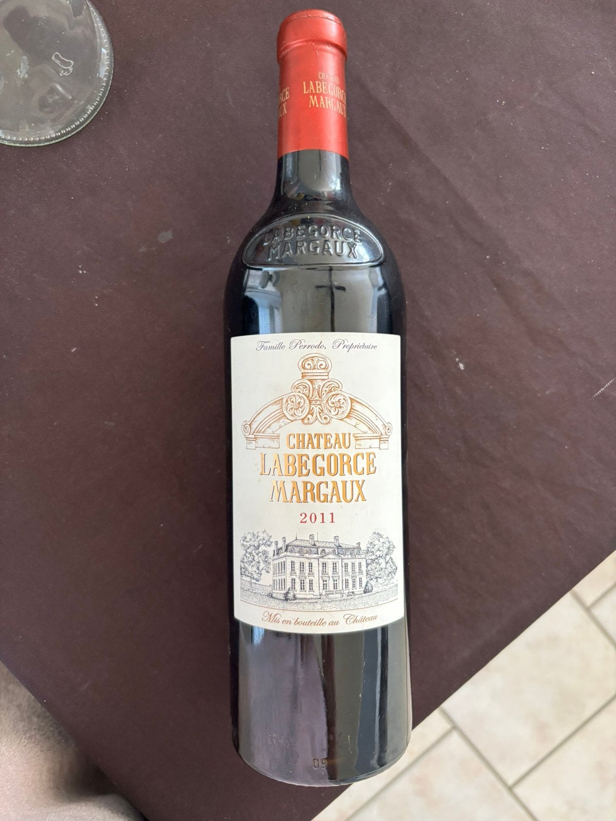 Bouteille Château Labegorce Margaux neuve, Collections, Neuf, Pleine, Enlèvement, Vin rouge