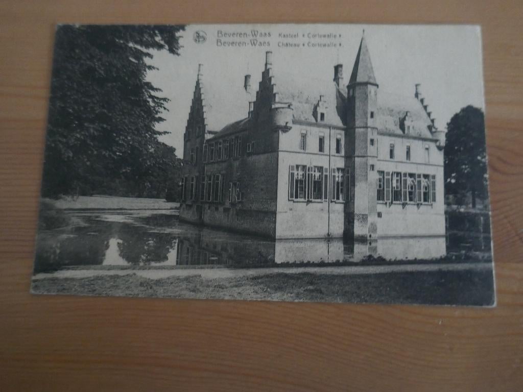 beveren-waas kasteel "cortewalle", Verzamelen, Postkaarten | België, Verzenden, Gelopen, Oost-Vlaanderen