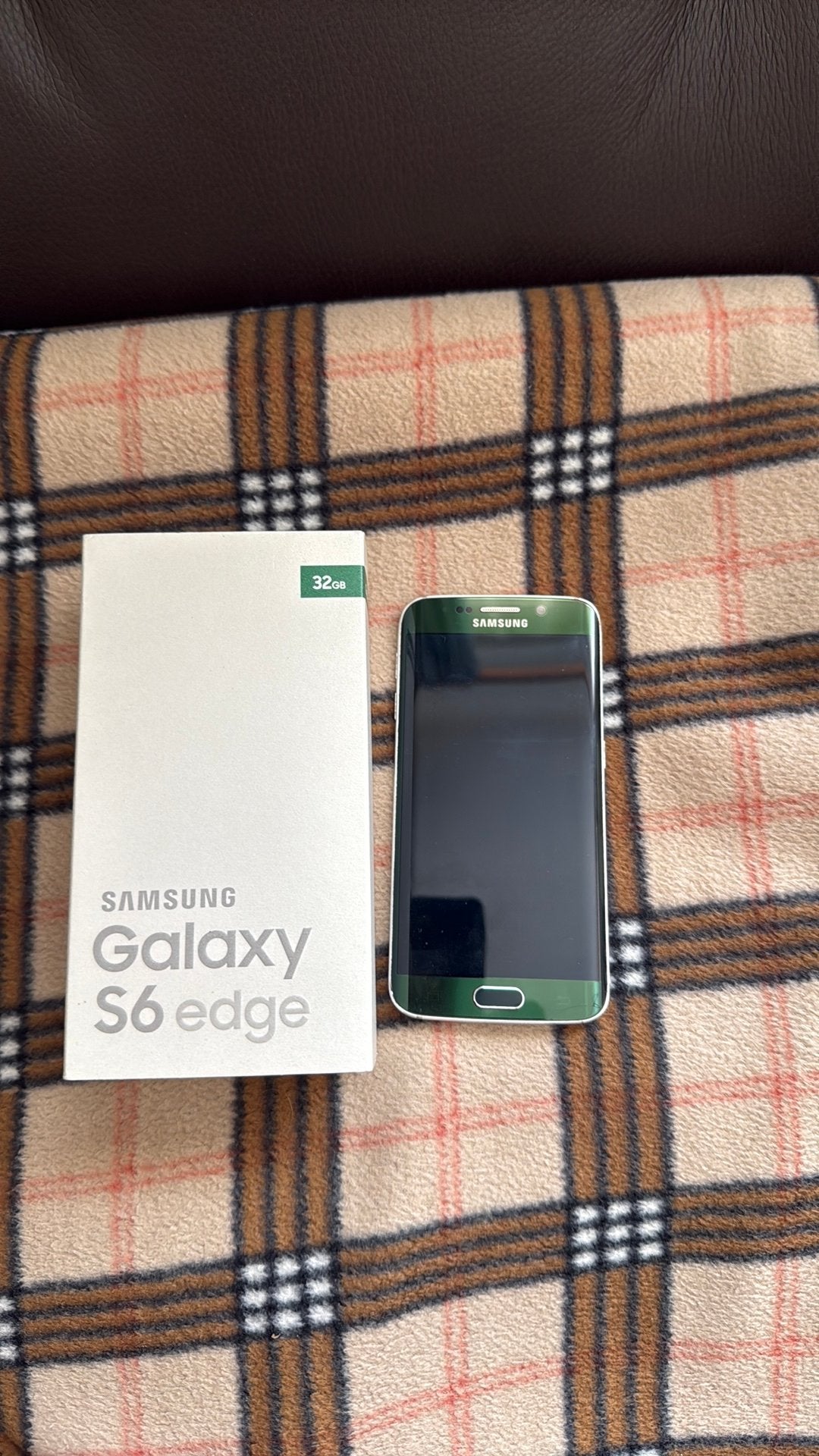 Samsung galaxy S6 Edge groen perfect werkend, Télécoms, Téléphonie mobile | Accessoires & Pièces, Enlèvement, Comme neuf, Samsung