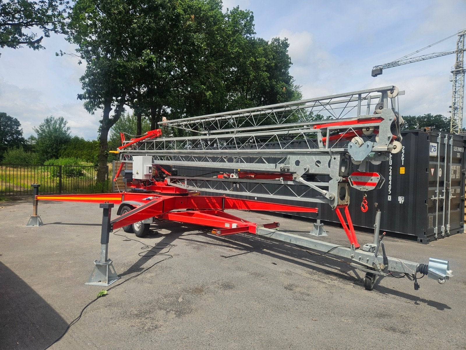 MiDi Aanhanger kraan 14m te huur, Zakelijke goederen, Landbouw | Werktuigen, Ophalen