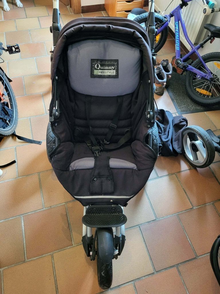 Quinny Freestyle buggy, Kinderen en Baby's, Buggy's, Ophalen, Gebruikt, Quinny, Zonnekap