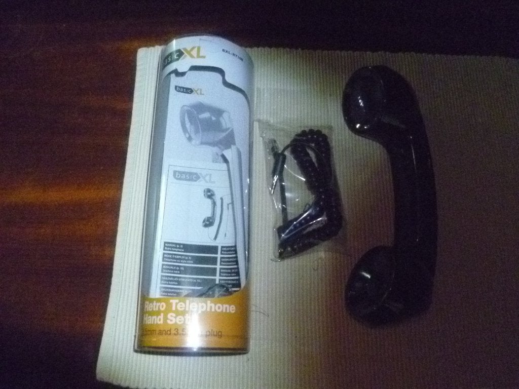 Retro Handset 3,5 mm, Enlèvement