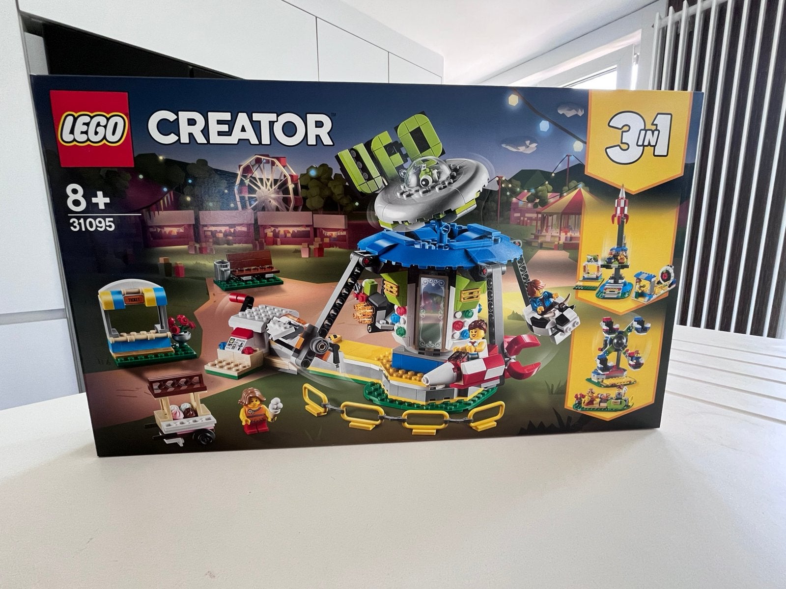 31095 Fairground Carousel 3in1, Neuf, Lego, Ensemble complet, Pièces supplémentaires incluses